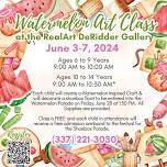 Watermelon Art Class at the RealArt Gallery