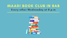 (8:00 pm) - Maadi Book Club by Ahmed El Fiky