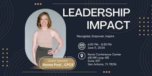 June 2024 Meeting: Leadership Impact with Renee Pool