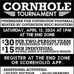 Buccs Football Cornhole Fundraiser