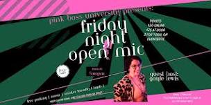 Friday Night Open Mic with Guest Host Gayle Lewis