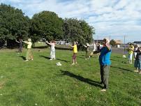 W51 Tai Chi in the campsite glade – Thursday