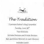 Father’s Day “The Tradition” 2 person scramble