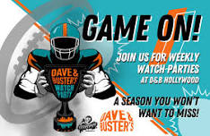 Dave and Busters Weekly Football Watch Party- Week 9