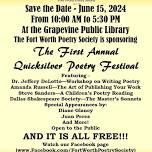 Quicksilver Poetry Festival