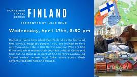 Schreiner Travel Series: FINLAND presented by Julie Zenz