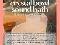 Crystal Bowl Sound Bath @ Herbs and Earth