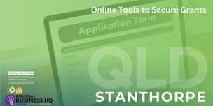 Online Tools to Secure Grants - Stanthorpe