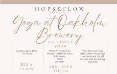 Hops & Flow Spring Vinyasa Flow at Oakholm Brewery