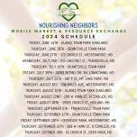 2024 Nourishing Neighbors Mobile Market & Resource Exchanges