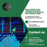 In-depth Excel Training, Executive Dashboards & Business Data Analysis