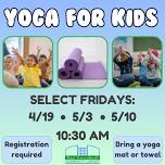 Yoga for Kids (ages 3-5)