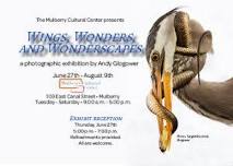 Wings, Wonders, and Wonderscapes Exhibition Opening