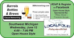 Barrels Bottles & Brews - Southwest MI in-person networking event June 2024