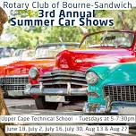 The Rotary Club of Bourne-Sandwich hosts The Upper Cape Car Show