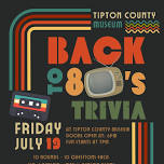 It's the 80s Trivia Night!