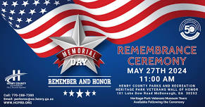 Memorial Day Remembrance Ceremony