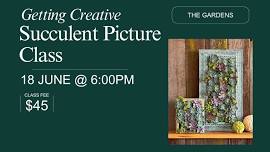 Succulent Picture Class @ Carolina Home & Garden