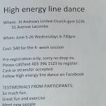 June Session of High Energy Line Dance