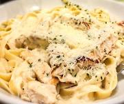 Lunch - Chicken Alfredo w/Garlic Bread