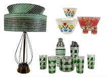 Mid Century Lights, Pottery, Vintage Clothes, Fire King, Pyrex, Cool Stuff.