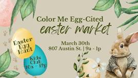 Color Me Egg-Cited Easter Market!