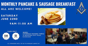 Pancake and Sausage Breakfast