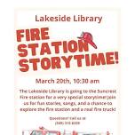 LS - Fire Station Storytime with Lakeside Library