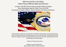 18th Annual San Luis Valley Fallen Peace Officers Memorial Service