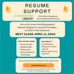 Resume Support at Canajoharie Library