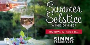 Simms  Steakhouse - Summer Solstice Wine Dinner