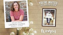 Rhythms of Rest and Renewal with Author and Speaker Lauren Gaines