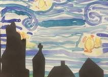 Tween's Vivid Art is Summer Display at the OCL Jackson Branch