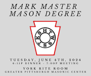 June Stated Meeting - Mark Master Mason Degree