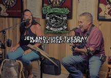 Tuesday w/Jen and Juice LIVE@The Shag