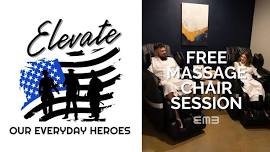 FREE Massage Chair Session For Our Everyday Heroes!