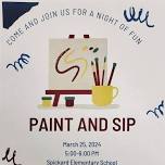 Sip and paint hosted by the PTO