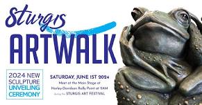 2024 Sturgis ArtWalk Sculpture Unveiling Ceremony