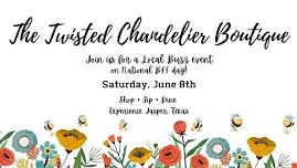 National BFF Day @ The Twisted Chandelier ❤️  ️ Part of a  Local Buzz Event! Shop, Sip, Dine!