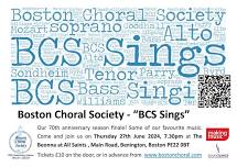 'BCS Sings'