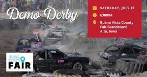 Demo Derby at Buena Vista County Fair