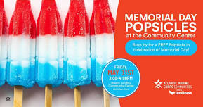 Cherry Point Memorial Day Popsicles at the Community Center