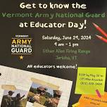 Educator Day with the Vermont Army National Guard