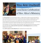 Luncheon Celebration of Rev. Alice's Ministry