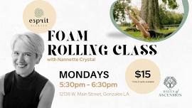 Foam Rolling Class with Nannette Crystal