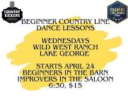 Beginner Country Line Dance Lessons - Wild West Ranch, Lake George, NY