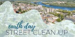 cinder + salt Earth Day Street Clean-Up !!