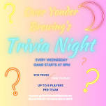 Over Yonder Brewing's Trivia Night                  — Over Yonder Brewing Company