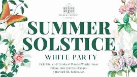 Summer Solstice White Party, Field Dinner at Phineas Wright House