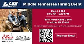 Middle Tennessee Hiring Event